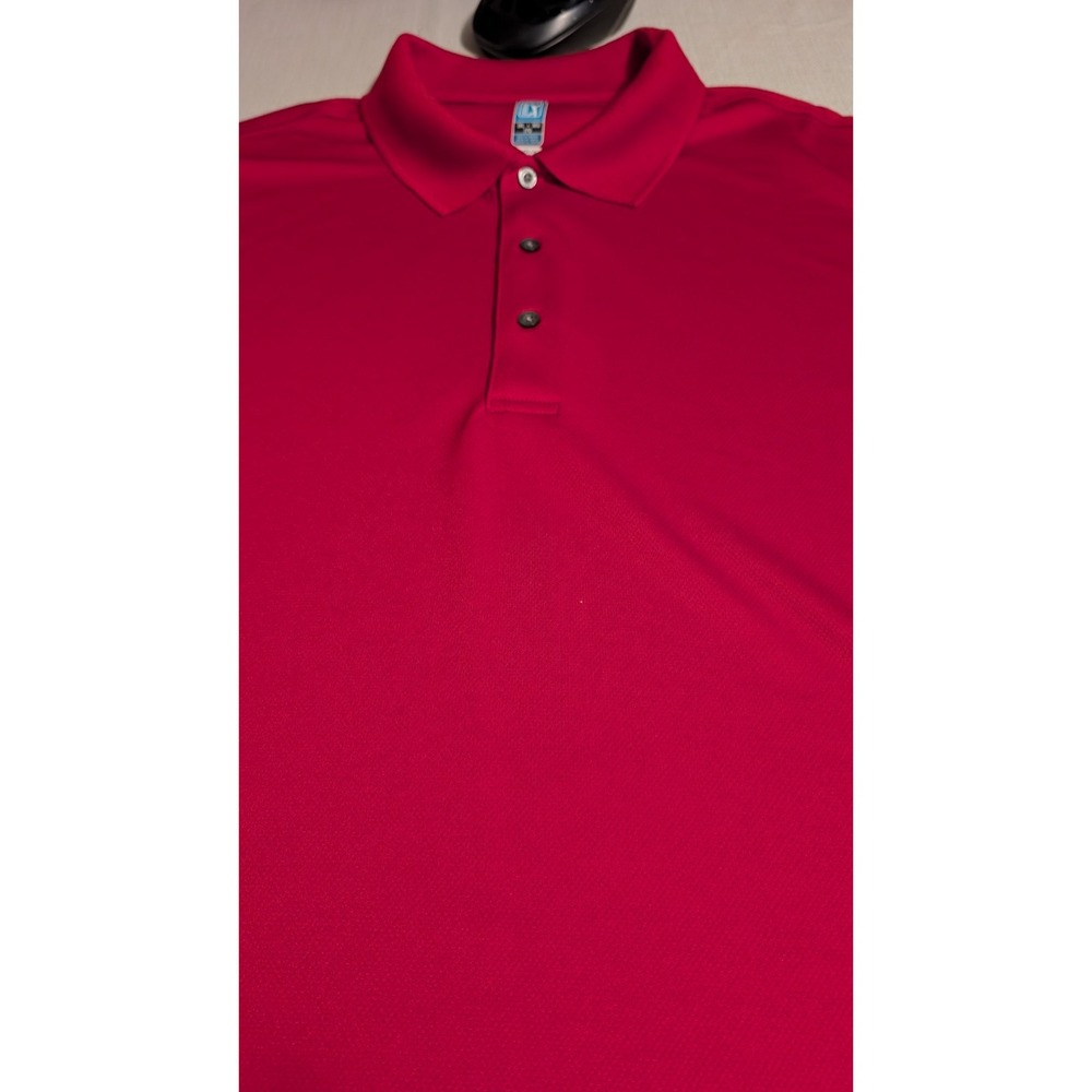 PGA Tour Men's Red S/S Golf Polo Size 3XL,XXXL With AirFlux